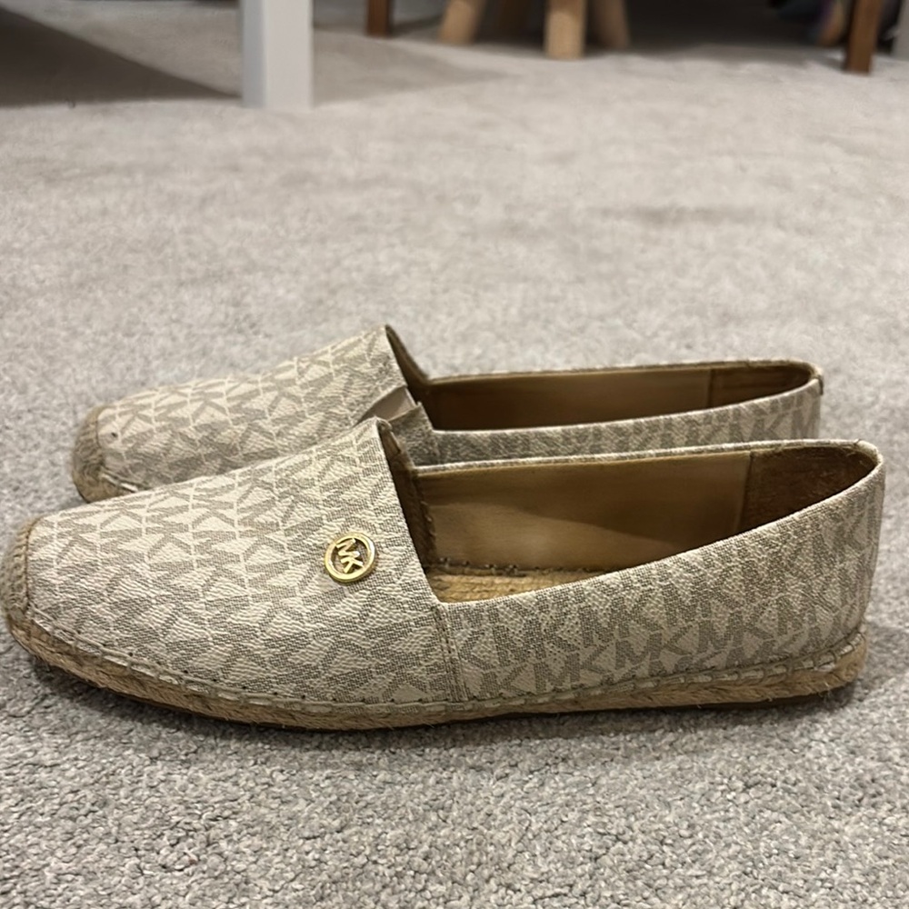 Michael Kors Beige Espadrille Flats - Picture 2 of 2